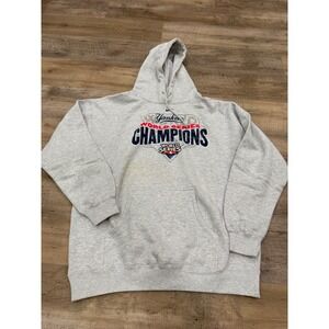 Nike New York Yankees 2009 World Series Champions Hoodie Gray Mens XL MLB